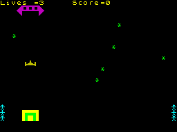 Screen from Space Rescue
