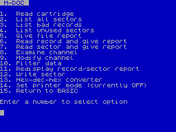 Screen from M-Doc