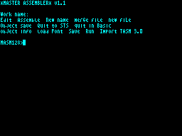 Screen from MASM