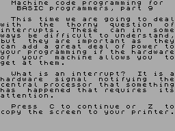 Screen from MC9