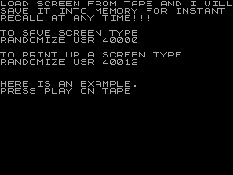 Screen from MC Screensave