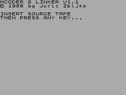 Screen from MCoder II Linker