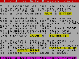 Screen from M*Loader