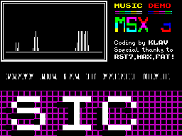 Screen from MSX 3