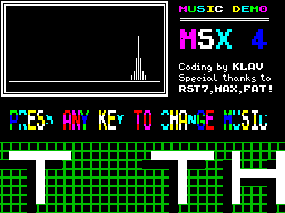 Screen from MSX 4