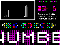 Screen from MSX 8