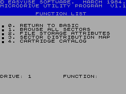 Screen from MUP