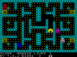 Screen from Mac Man