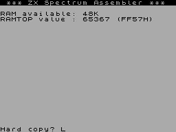Screen from Machine Code Tools