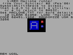 Screen from Maclone