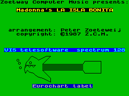 Screen from Madonna's La Isla Bonita