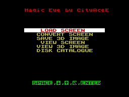 Screen from Magic Eye