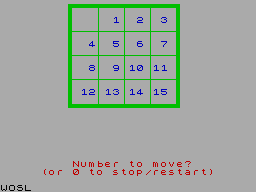 Screen from Magic Square