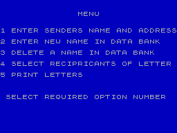 Screen from Mail