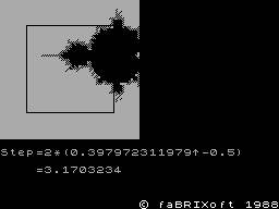 Screen from Mandel Demo