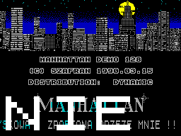 Screen from Manhattan Demo
