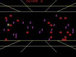 Screen from Manic Bugs