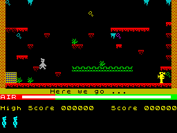 Screen from Manic Miner - 2000