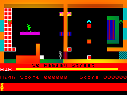 Screen from Manic Miner: Neighbours - Allana Truman