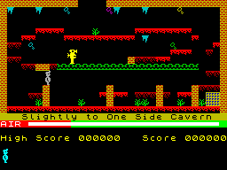 Screen from Manic Miner 3: Tales from a Parallel Universe