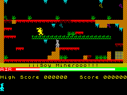 Screen from Manic Miner 5: Los Peligros del LSD