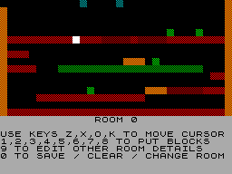 Screen from Manic Miner Screen Editor