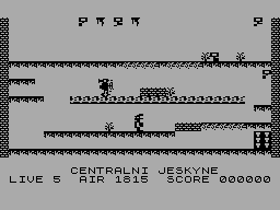 Screen from Manic Miner ZX81