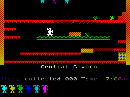 Screen from Manic Mining Robot's Day Out
