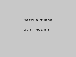 Screen from Marcha Turca