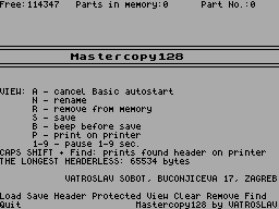 Screen from Mastercopy128