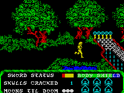 Screen from Masters of the Universe - The Arcade Game