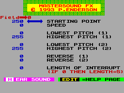 Screen from Mastersound FX