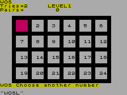Screen from Matching Pairs