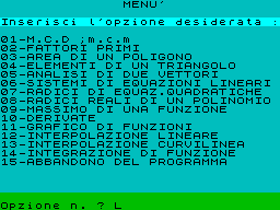 Screen from Matematica 1