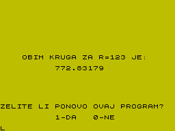 Screen from Matematika