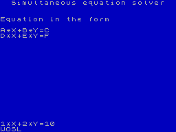Screen from Math