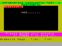 Screen from Maths