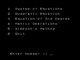 Screen from Maths Master