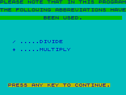 Screen from Maths Part I