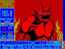 Screen from MegaScreen Multicolor Editor