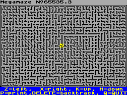 Screen from Megamaze