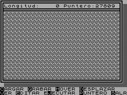 Screen from Memoedit