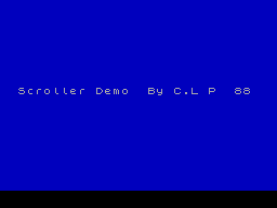 Screen from Message Scroller