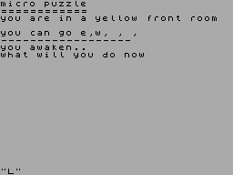 Screen from Micro Puzzle