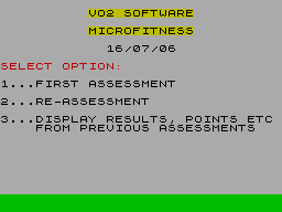 Screen from Microfitness