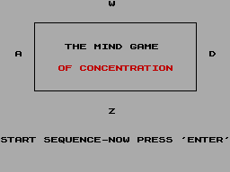 Screen from The Mind Game of Concentration