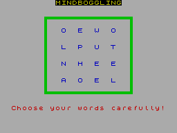 Screen from Mindboggling