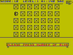 Screen from Minefield