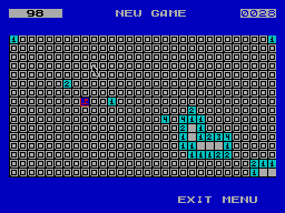 Screen from Minesweeper