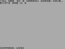 Screen from Mini Adventure